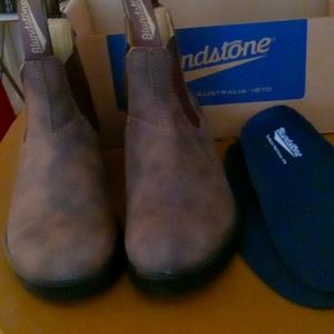 Beautiful Brown Bloodstone Boots for sale - brand new in box!!$200